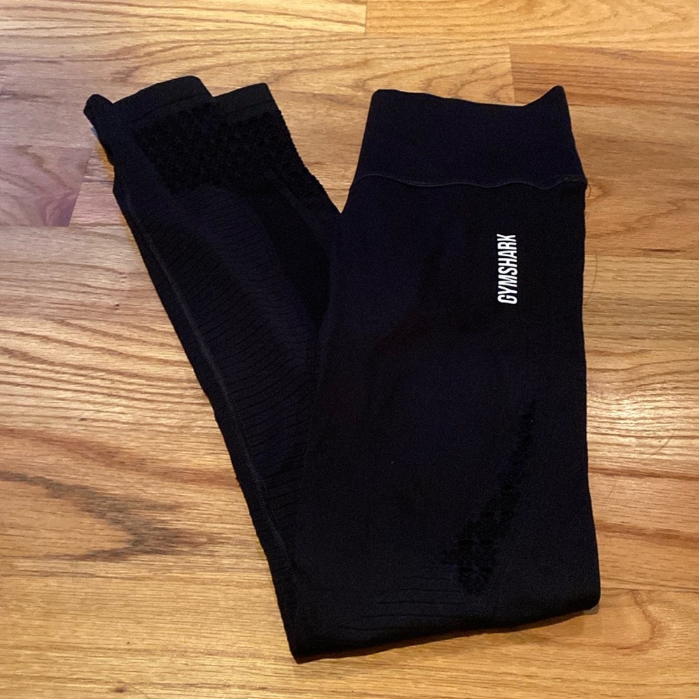 Black Gymshark Leggings, size medium, barely used